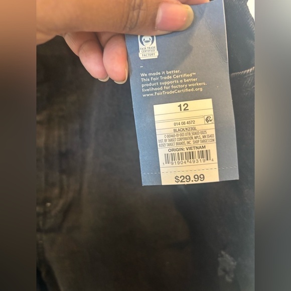 NWT Universal Threads Vintage Distressed Jeans Size 12 - Picture 3 of 6